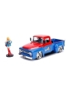 DC Bombshells 1956 Ford F100 cu figurina, macheta auto 1:24