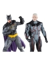 DC Collector Set 2 figurine articulate Omega (Unmasked) & Batman (Bloody)(Gold Label) 18 cm