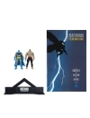 DC Direct Gaming Set 2 figurine articulate Batman (Blue) & Mutant Leader (Dark Knight Returns #1) 8 cm