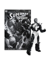 DC Direct Page Punchers Set 4 figurine articulate & Comic Book  Superman Series (Sketch Edition) (Gold Label) 18 cm