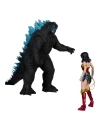 DC Justice League Monsterverse DC Multiverse Set 2 figurine articulate Wonder Woman Vs. Atomic Blast Godzilla 18 cm 