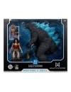 DC Justice League Monsterverse DC Multiverse Set 2 figurine articulate Wonder Woman Vs. Atomic Blast Godzilla 18 cm 