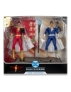 DC Multiverse Set 2 figurine articulate Shazam (Battle Damage) & Freddie Freeman (Gold Label) 18 cm