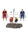 DC Multiverse Set 2 figurine articulate Shazam (Battle Damage) & Freddie Freeman (Gold Label) 18 cm