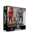 DC Multiverse Set 2 figurine articulate Shazam (Battle Damage) & Freddie Freeman (Gold Label) 18 cm