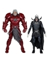 DC Multiverse McFarlane Collector Edition Set 2 figurine articulate Batman who laughs (Knight Armor) & Merciless (Dark Multiverse) 18 cm