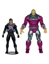 DC Multiverse Megafig Set 2 figurine articulate Mongul vs Superman (Return of Superman) 25 cm