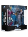 DC Multiverse Megafig Set 2 figurine articulate Mongul vs Superman (Return of Superman) 25 cm
