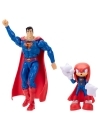 DC x Sonic the Hedgehog Set 2 figurne articulate Knuckles & Superman 