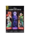 Disney Mirrorverse Set figurine articulate Princess Pack Mulan, Belle (Fractured) & Arielle (Gold Label) 13 - 18 cm