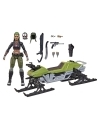 G.I. Joe Classified Series Set Figurina articulata si vehicul #194 Zanya and Dreadnok Chameleon (Swamp Skier) 15 cm