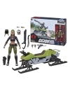 G.I. Joe Classified Series Set Figurina articulata si vehicul #194 Zanya and Dreadnok Chameleon (Swamp Skier) 15 cm