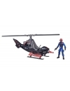 G.I. Joe Retro Collection Series - Set vehicul Cobra F.A.N.G. si Figurina 10 cm