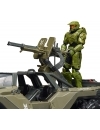 HALO - Set vehicul Warthog Deluxe si figurina Master Chief 11 cm