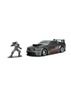 Jada Marvel masinuta metalica Ford Mustang scara 1:32 si figurina metalica War Machine