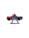 Jada Marvel set Masinuta metalica Ford Pick up scara 1:32 si figurina metalica Spider Man