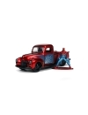Jada Marvel set Masinuta metalica Ford Pick up scara 1:32 si figurina metalica Spider Man