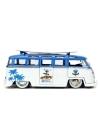 Jada masina din metal Volkswagen T1 Bus scara 1:24 si figurina Mickey Mouse