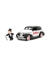 Jada set Masinuta metalica Chevrolet Master Deluxe 1939 scara 1:24 si figurina Mr. Monopoly