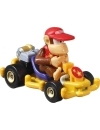 Mariokart Hot Wheels Diecast  Set 4 vehicule cu minifigurine 8 cm