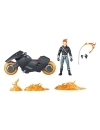 Marvel 85th Anniversary Marvel Legends Figurina articulata Ghost Rider cu vehicul 15 cm