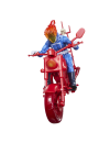 Marvel Legends Figurina articulata Ghost Rider (Johnny Blaze) si motocicleta 15cm