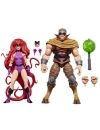Marvel Legends Series Inhumans Set 2 figurine articulate Medusa & Gorgon 15 cm