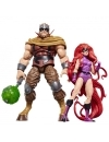 Marvel Legends Series Inhumans Set 2 figurine articulate Medusa & Gorgon 15 cm