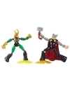 Avengers Marvel Bend and Flex Set 2 figurine flexibile 15 cm Thor vs. Loki