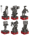 Minecraft Chess Set Overworld Heroes vs. Hostile Mobs