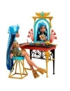 Monster High Papusa Cleo de Nile cu masuta de machiaj