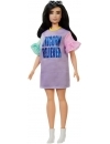 Papusa Barbie Fashionistas cu rochita Unicorn Believer