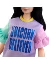 Papusa Barbie Fashionistas cu rochita Unicorn Believer