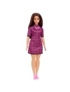 Barbie Fashionistas satena cu rochie mov