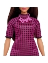 Barbie Fashionistas satena cu rochie mov