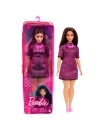 Barbie Fashionistas satena cu rochie mov