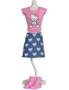 Papusa Steffi Love - Hello Kitty cu 2 tinute fashion