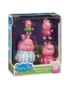 Peppa Pig Set 4 figurine Bedtime Family 4-7cm