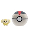 Pokemon Clip'n'Go Poké Balls Fidough & Timer Ball