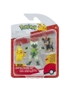 Pokemon First Partner Battle Set 3 figurine Litleo, Pikachu & Floragato