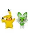 Pokemon Gen IX Battle Set de mimifigurine Pikachu & Sprigatito 5 cm
