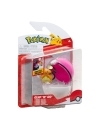 Pokemon Set figurine Clip n Go, Dedenne & Love Ball