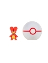 Pokemon - Set figurine Clip n Go, Magby & Premier Ball