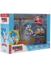 Sonic The Hedgehog Diorama Flying Battery Zone cu 3 figurine 6.5 cm