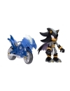 Sonic The Hedgehog Figurina articulata Shadow cu Batcycle 12cm