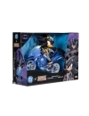 Sonic The Hedgehog Set figurina Shadow cu vehicul ( Batcycle ) 12 cm