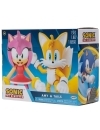 Sonic The Hedgehog Set figurine articulate Tails & Modern Amy 10cm
