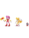 Sonic The Hedgehog Set figurine articulate Tails & Modern Amy 10cm