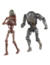 Star Wars Episode II Black Series Set 2 figurine articulate C-3PO (B1 Battle Droid Body) & Super Battle Droid 15 cm