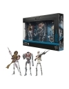 Star Wars Jedi: Survivor Black Series Action Set 3 figurine articulate Magna Guard, Super Battle Droid & Battle Droid